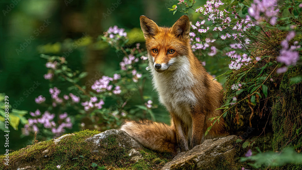 Fototapeta premium red fox vulpes