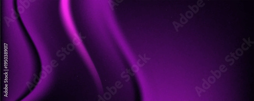 Purple silk satin fabric texture background | Abstract smooth flowing wave design backdrop