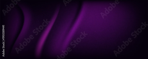 Purple silk satin fabric texture background | Abstract smooth flowing wave design backdrop