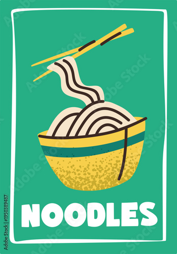 South Korea poster traditional food