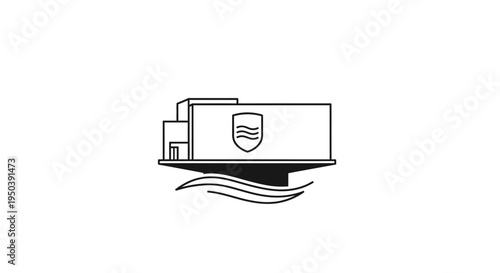 Container Ship Ocean Freight Cargo.