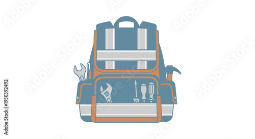 Teal blue hiking backpack luggage travel.