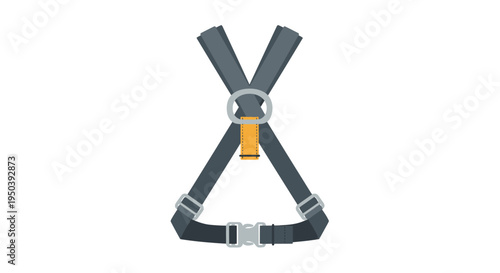 Gray Industrial Safety Harness Equipment.
