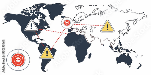 World map highlighting countries with significant historical and cultural landmarks