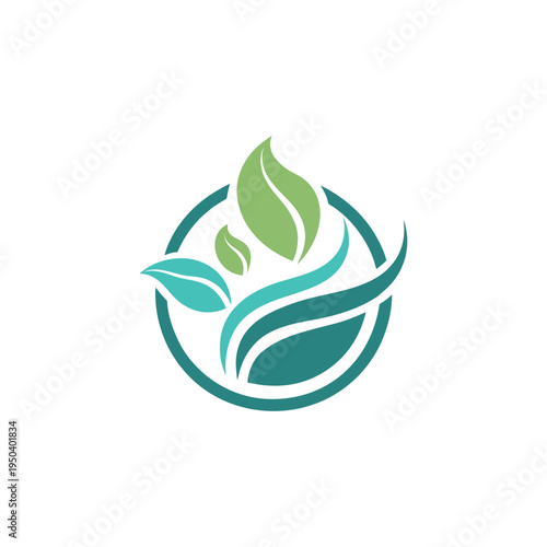Modern Spa Logo Lotus Flower Wellness Symbol for Beauty Salon and Relaxation Brand