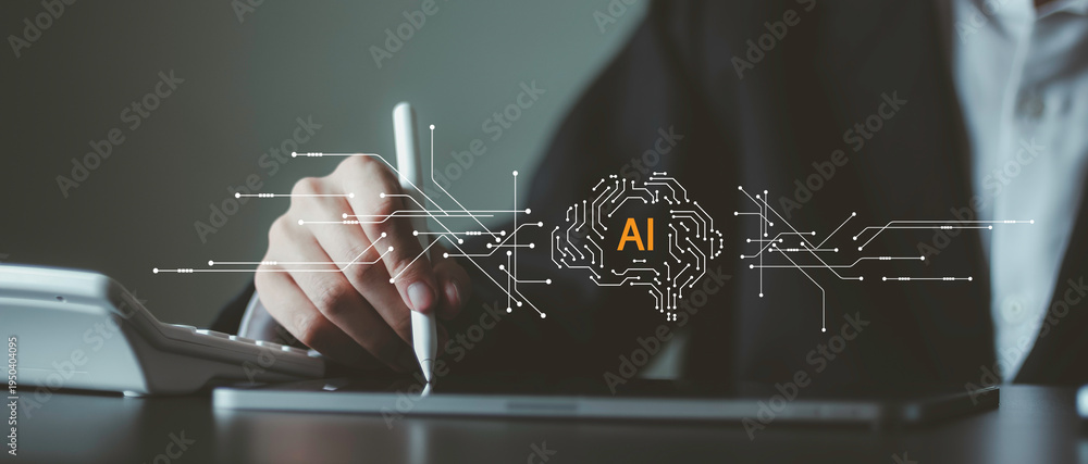 Φωτογραφία Artificial intelligence automation, smart communication, email management and digital customer support