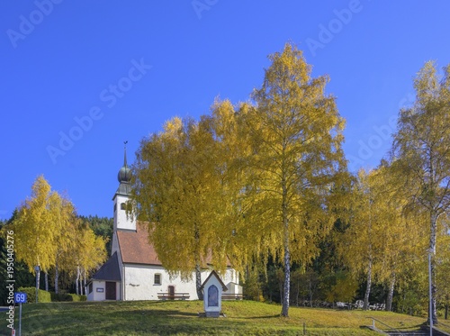 Filial Church Magdalensberg (St. Mary Magdalene), Lavamünd, Carinthia, Austria