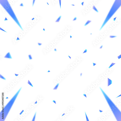 Blue Confetti Falling On White Celebration Background, Elegant Blue And Cyan Confetti Festive Background, Minimal Blue Confetti Scatter Abstract Party Backdrop, Vibrant Blue Confetti Celebration Abstr