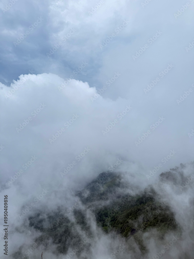 Fototapeta premium storm clouds over the mountain