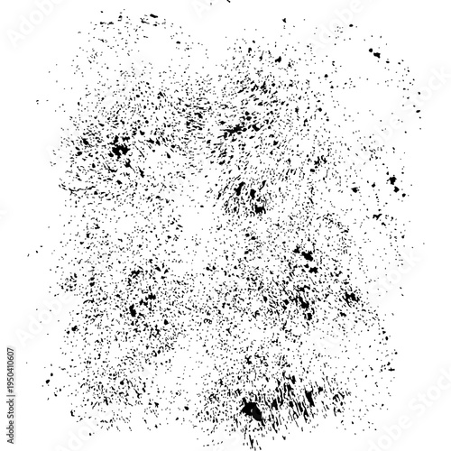 Hand drawn grungy spray sprinkle element.