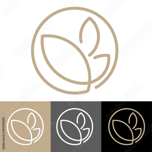 logo paysagiste jardinier paysage agriculture agriculteur céréales bio biologique