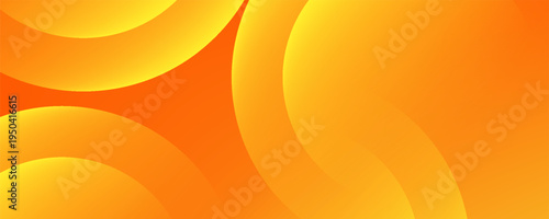 Minimal geometric background. Orange elements with fluid gradient. Dynamic shapes composition. Eps10 vector