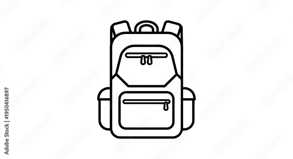 Obraz premium Backpack School Travel Bag Pack.