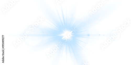 Neon burst shines with cool blue light and fine particles. Waves of energy ripple outward in smooth layers. Perfect for futuristic visual themes.