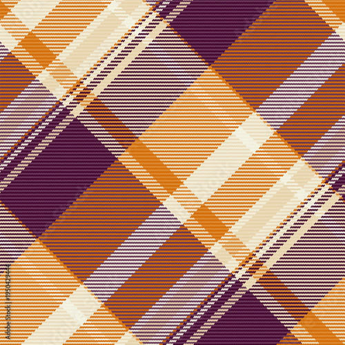 Refresh fabric texture check, website background tartan plaid. Pride textile vector pattern seamless in light and orange colors.
