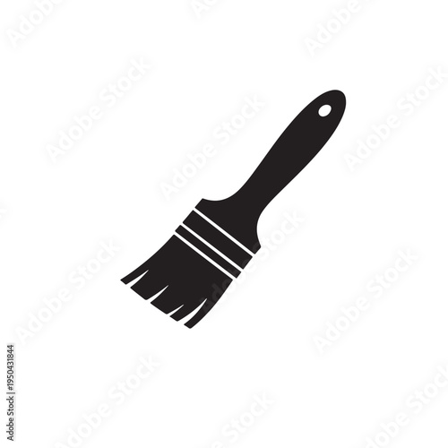 Paint Brush Tool for Art Painting and Decorating Work Isolated on Transparent Background