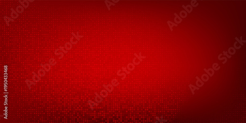 Abstract background made of halftone dots in red colors