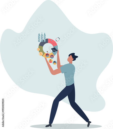 Social determinants of health and medical wellness .Factors that affects life expectancy, healthcare and life quality .person's life situation and his activities.