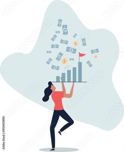Sales incentive and financial commission as motivation.Salesman profit for job performance as salary .person's life situation and his activities.
