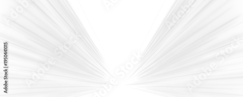 Bright white straight lines stretch across a deep dark background, creating a clean sense of speed and direction. Soft glow highlights the smooth edges. A minimal futuristic illustration of motion.