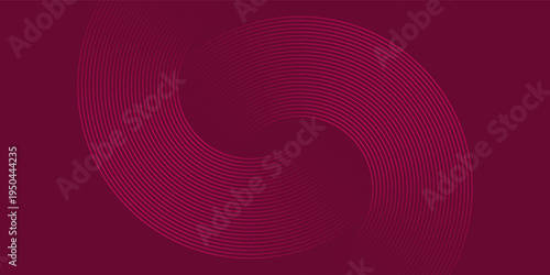 Modern Technology Wave Pattern with Circular Lines