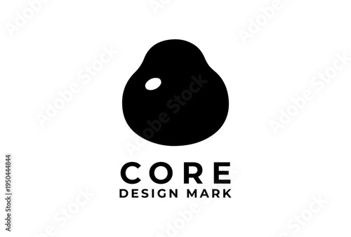 Banana Peel Slip Comedy Symbol Presented As Black Vector Silhouette Sketch Engraving Logo Illustration Representing April Fools Day Humor Concept