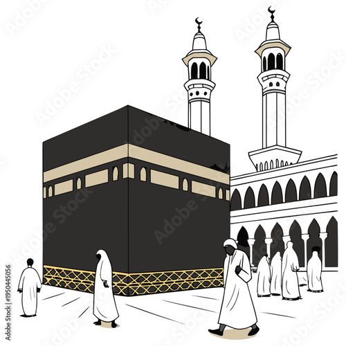 The kaaba in mecca