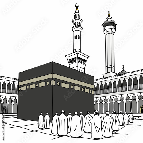 The kaaba in mecca