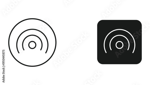 Wifi Icon Set - Wireless Signal and Connectivity Symbols