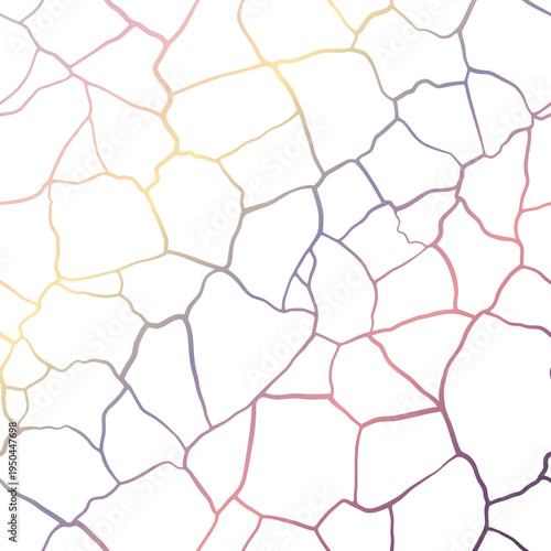 Pastel Earth Cracks Abstract Background Pattern