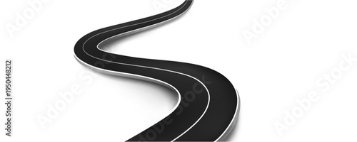 asphalt road, curve highway, vector illustrations. eps 10