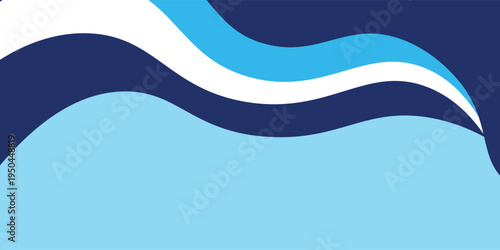 Sea waves layered vector background illustration and sea beach vector illustration eps 10.