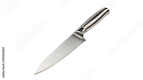 Canvas-taulu High-quality kitchen knife isolated on transparent background cut out