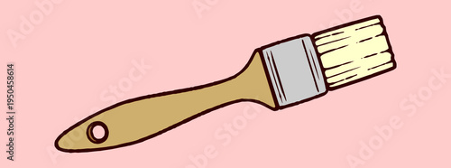 Large Professional Wall Paint Brush for Heavy Duty Construction and Urban Mural Street Art.