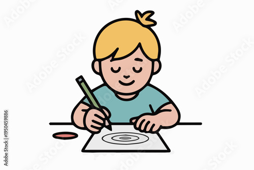 child drawing while AI transforms sketch into digital art