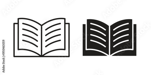 Catalog icon. Simple linear element illustration. Thin stroke sign can be used for web, mobile and UI.