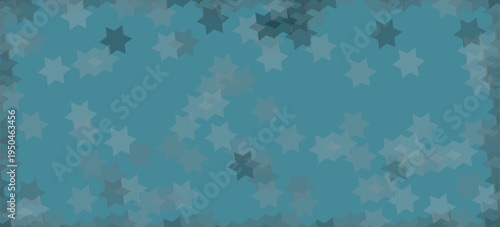 Blue Abstract Star Pattern Background