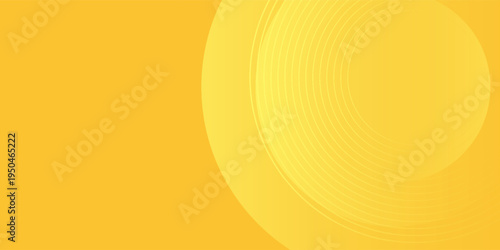Vector yellow background with circular swirl patterns and soft gradients. pattern trendy