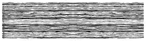 Abstract horizontal wooden board pattern with fine hand drawn ink lines