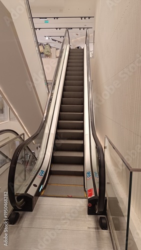 Noida , india - picture of escalator stairs DLF mall in noida sec -18 march 15 2026