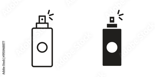 deodorant icon. Simple linear element illustration. Thin stroke sign can be used for web, mobile and UI.