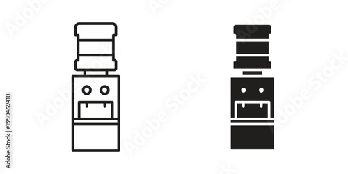 Dispenser icon. Simple linear element illustration. Thin stroke sign can be used for web, mobile and UI.