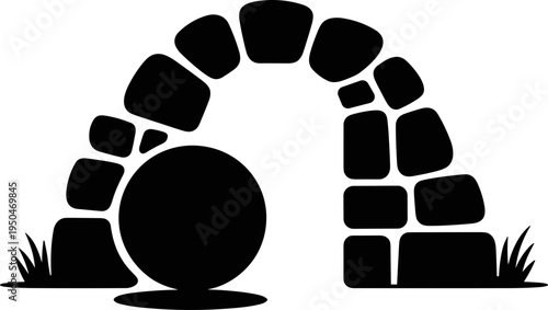 Easter empty tomb Svg