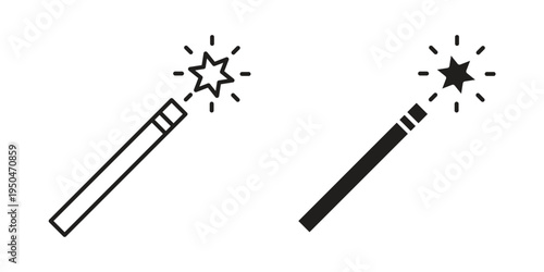 Enhance icon. Simple linear element illustration. Thin stroke sign can be used for web, mobile and UI.