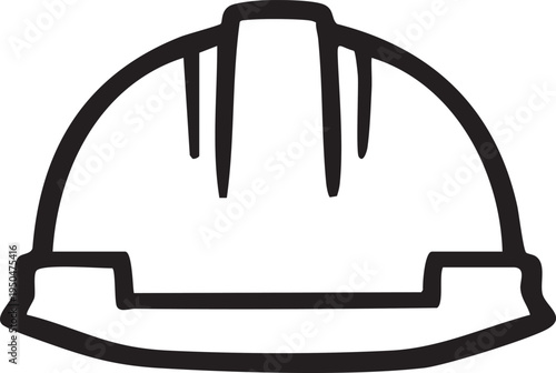 A simple vector illustration of an electric vacuum cleaner isolated on a white background