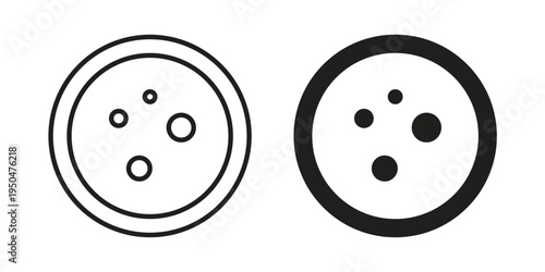 Human cells icon. Simple linear element illustration. Thin stroke sign can be used for web, mobile and UI.