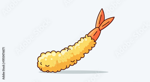 Crispy Golden Shrimp Tempura, Japanese Fried Seafood Delight