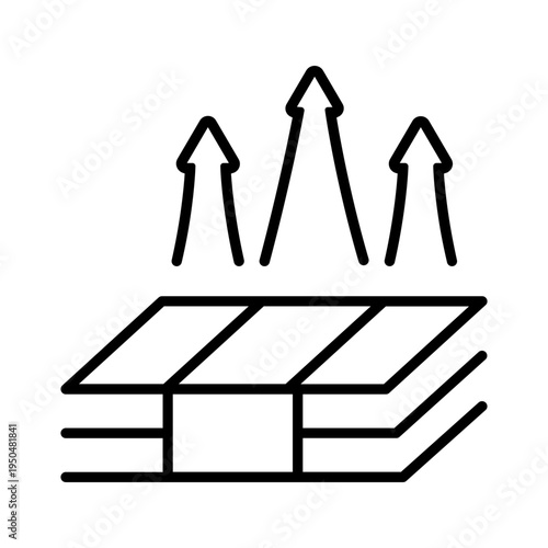 Increase sale icon vector. Income growth Illustration sign. Business growth symbol or logo.