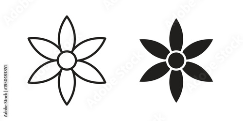 Neroli icon. Simple linear element illustration. Thin stroke sign can be used for web, mobile and UI.