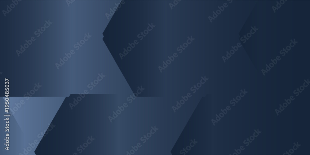 Obraz premium Dark gray hexagons geometric background, minimal honeycomb pattern wallpaper, 3d render illustration elegant gradient modern